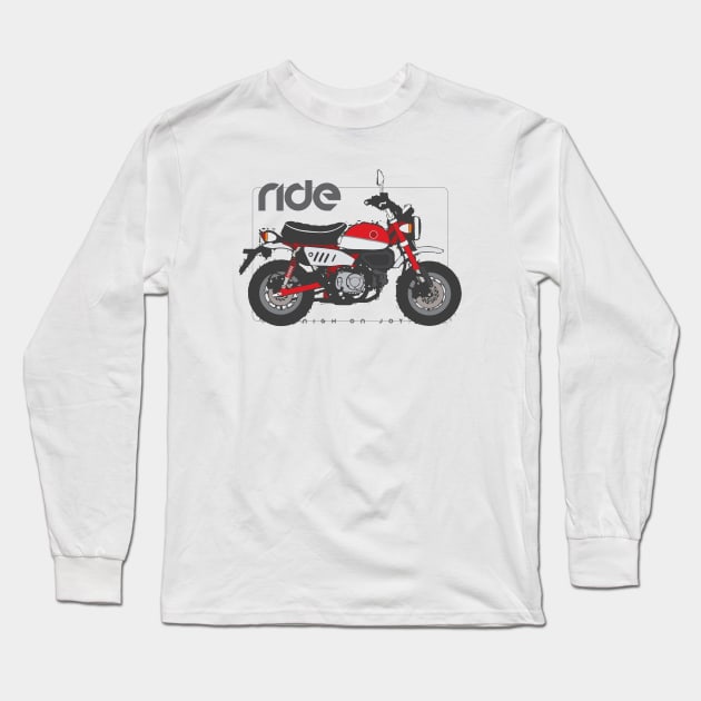 Ride mini red Long Sleeve T-Shirt by NighOnJoy